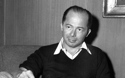 Vienna-born director and filmmaker, Billy Wilder, is seen on a Hollywood lot on January 16, 1946.  (AP Photo)