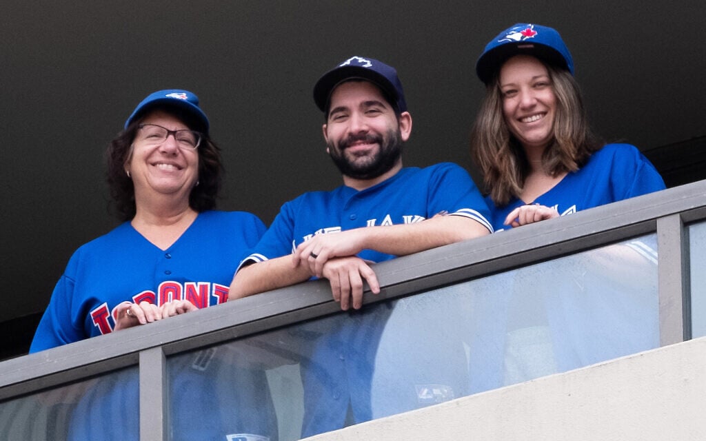 Cindy Greenspoon, left, Richard and Zoey Marchese, photographed by Elliot Sylman, April 2020. (Courtesy)