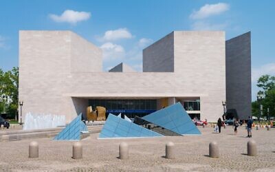 The East Building of the National Gallery of Art in Washington, DC, photographed from the West Building. (Wikimedia Commons)