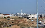 The Bedouin city of Rahat in southern Israel, on April 8, 2019. (Moshe Shai/Flash90)