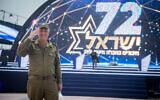 Lieutenant Colonel (res.) Shimon Deri seen at Mount Herzl in Jerusalem, where the official national celebrations will be held in honor of Israel's 72nd independence day next week, April 22, 2020. (Yonatan Sindel/Flash90)