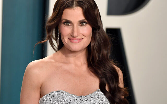 Idina Menzel attends the 2020 Vanity Fair Oscar Party in Beverly Hills, Calif., Feb. 9, 2020. (Karwai Tang/Getty Images via JTA) Idina Menzel attends the 2020 Vanity Fair Oscar Party in Beverly Hills, Calif., Feb. 9, 2020. (Karwai Tang/Getty Images via JTA)
