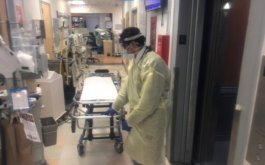 Healthcare workers are bringing home the stress of fighting COVID-19, while also dealing with the fallout from lockdowns. (Courtesy Dr. Ram Roth)