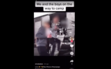Two Minnesota high schoolers drew public condemnation for a TikTok video involving Holocaust imagery. (Screen shot from YouTube via JTA)