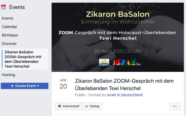 The Facebook invitation to the event (Screen capture/Facebook)