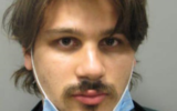 Andrew Lemond Costas, who was arrested and charged with spraying swastikas on a synagogue in Rockville, Maryland. (Montogomery County Police)