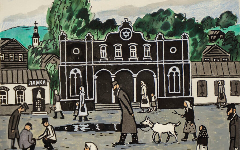 'The Black Synagogue' by Zoya Cherkassky (Courtesy of the artist)