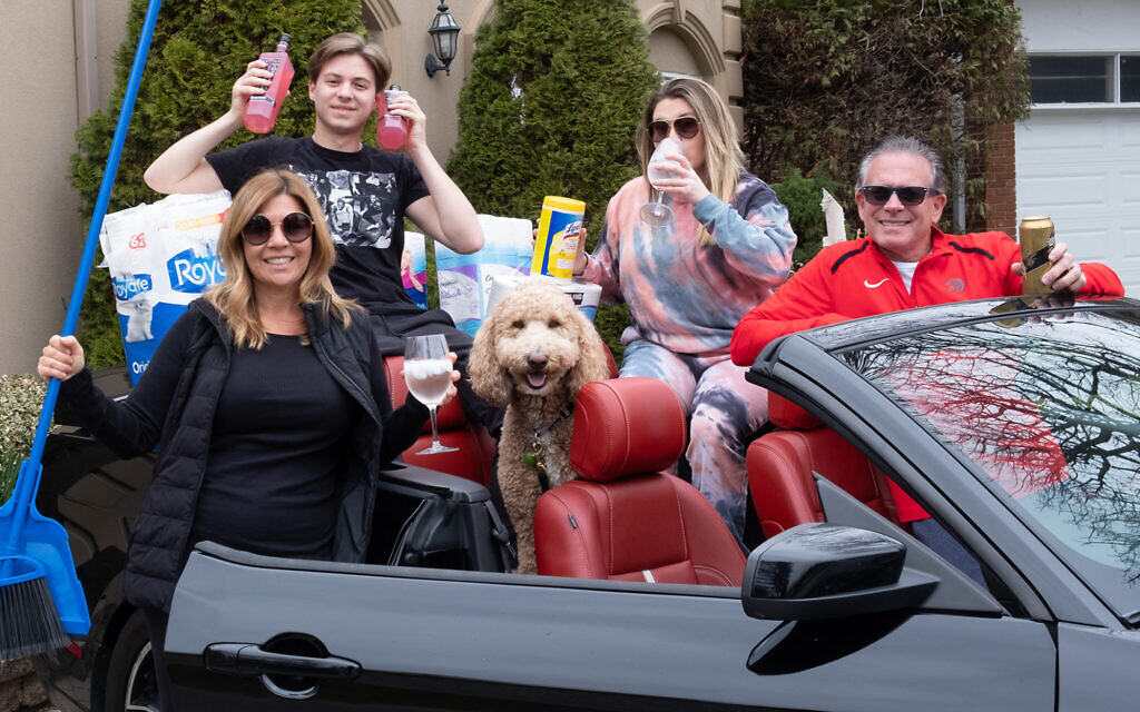The Marshall family photographed by Elliot Sylman, April 2020. (Courtesy)