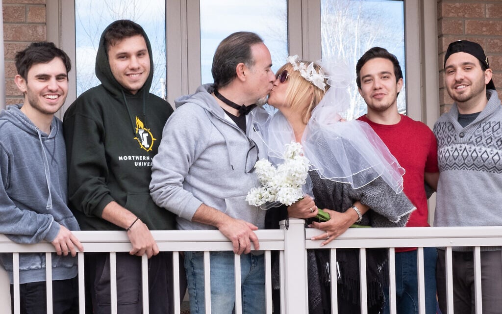 The Nemers-Blaff family photographed by Elliot Sylman, April 2020. (Courtesy)
