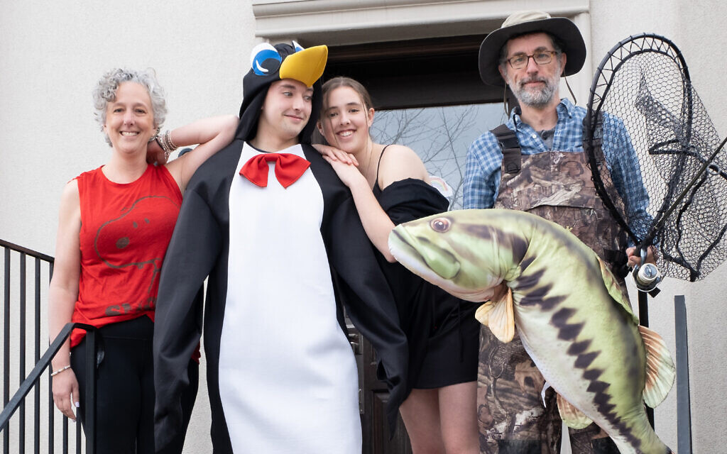The Stromberg-Chaimovitch family photographed by Elliot Sylman, April 2020. (Courtesy)