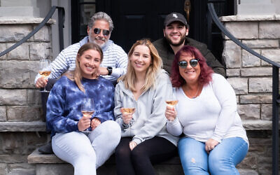 Th Wilder-Freeman family, photographed by Elliot Sylman in April 2020. (Courtesy)
