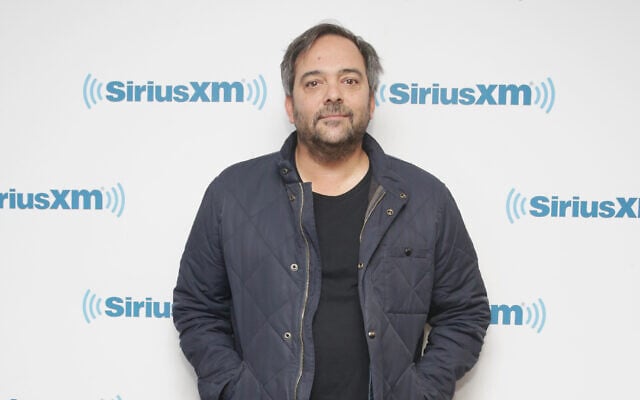 Adam Schlesinger at SiriusXM Studios in New York, April 19, 2018. (Mireya Acierto/Getty Images via JTA) Adam Schlesinger at SiriusXM Studios in New York, April 19, 2018. (Mireya Acierto/Getty Images via JTA)
