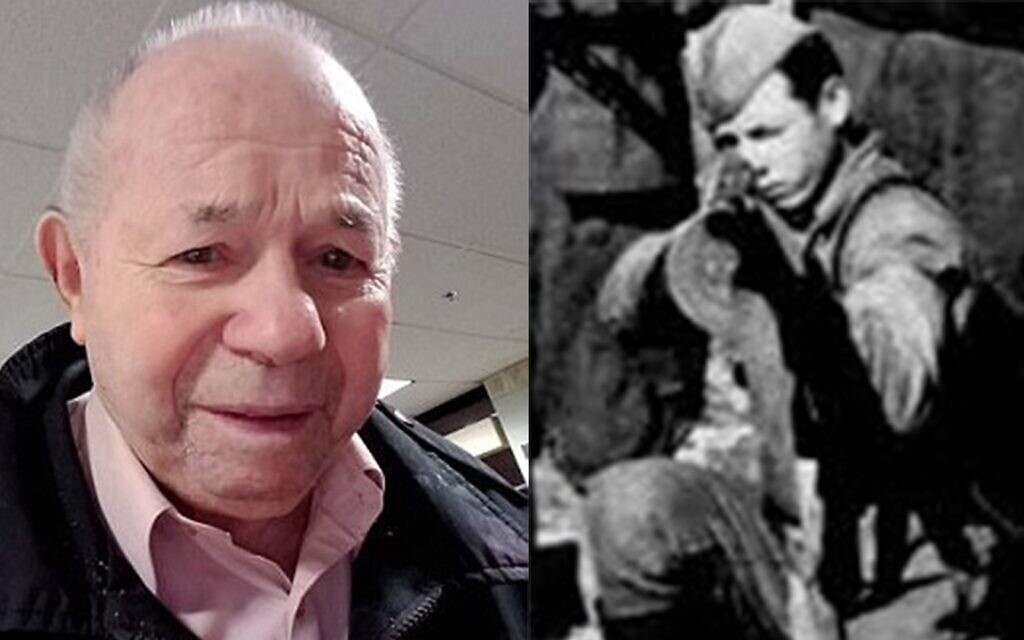 Benjamin Levin several years ago and as a member of the 'Avengers' partisan group during World War II (Chaim Levin and public domain) Benjamin Levin several years ago and as a member of the 'Avengers' partisan group during World War II (Chaim Levin and public domain)