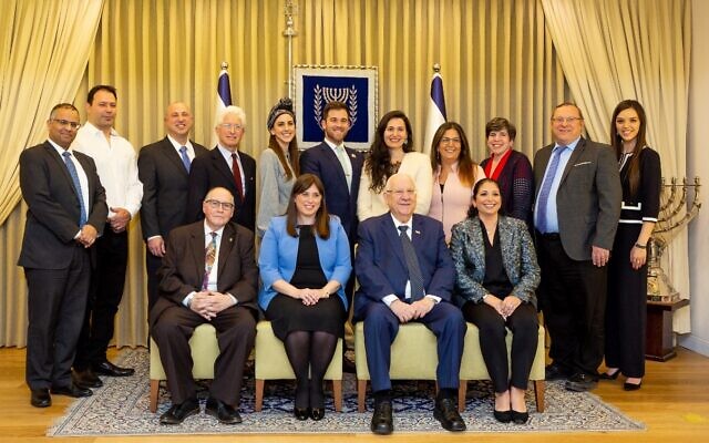 Israelis and American Jews at the President's Residence, February 2020 (credit: Yael Schmidt) Israelis and American Jews at the President's Residence, February 2020 (credit: Yael Schmidt)