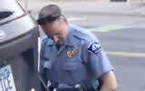 In this screen capture of video from May 25, 2020, Minneapolis police officer Derek Chauvin kneels on the neck of George Floyd, who was handcuffed and pleading that he could not breathe, in Minneapolis. (Darnella Frazier via AP)