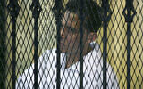 Mohsen el-Sukkary at his trial session at the Cairo's southern court in Cairo, Egypt Saturday, Oct. 18, 2008. (AP/Nasser Nasser)