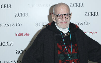Playwright Larry Kramer attends Acria's 19th Annual Holiday Dinner Benefit at Skylight Modern on December 10, 2014, in New York. (Photo by Donald Traill/Invision/AP)