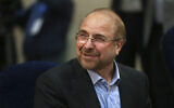 Mohammad Bagher Qalibaf in Tehran, Iran in 2017 (AP Photo/Vahid Salemi)
