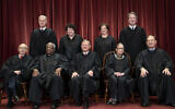The justices of the US Supreme Court gather for a formal group portrait at the Supreme Court Building in Washington, Friday, Nov. 30, 2018. Seated from left: Associate Justice Stephen Breyer, Associate Justice Clarence Thomas, Chief Justice of the United States John G. Roberts, Associate Justice Ruth Bader Ginsburg and Associate Justice Samuel Alito Jr. Standing behind from left: Associate Justice Neil Gorsuch, Associate Justice Sonia Sotomayor, Associate Justice Elena Kagan and Associate Justice Brett M. Kavanaugh. (AP Photo/J. Scott Applewhite)
