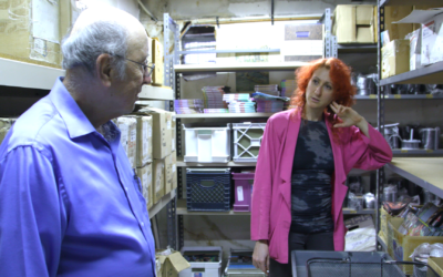 Barry Mason, left, and Rachel Mason in the documentary 'Circus of Books.' (Courtesy)