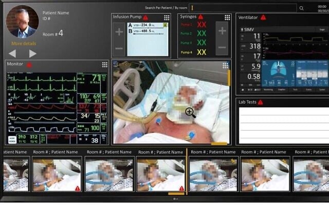 The 'Cockpit' system developed by Israel Aerospsace Industries, Microsoft and the Soroka Medical Center (Courtesy) The 'Cockpit' system developed by Israel Aerospsace Industries, Microsoft and the Soroka Medical Center (Courtesy)