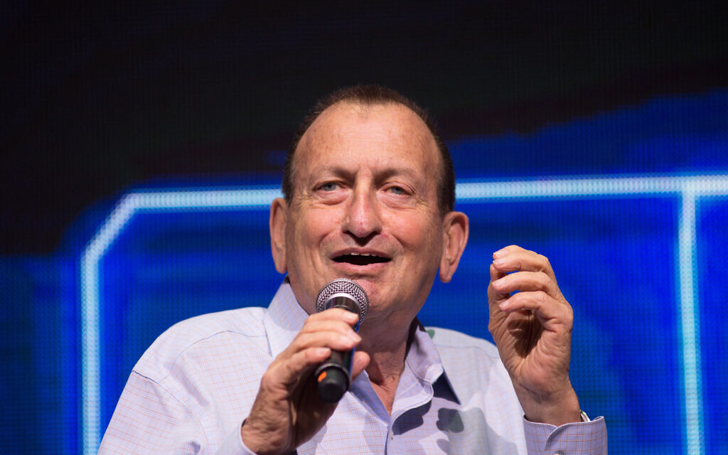 Tel Aviv Mayor Ron Huldai attends the annual international Municipal Innovation Conference in Tel Aviv, on February 19, 2020. (Miriam Alster/Flash90) Tel Aviv Mayor Ron Huldai attends the annual international Municipal Innovation Conference in Tel Aviv, on February 19, 2020. (Miriam Alster/Flash90)