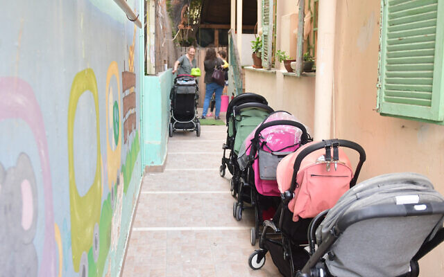 Illustrative photo of a kindergarten in Tel Aviv, May 10, 2020. (Avshalom Sassoni/Flash90) Illustrative photo of a kindergarten in Tel Aviv, May 10, 2020. (Avshalom Sassoni/Flash90)