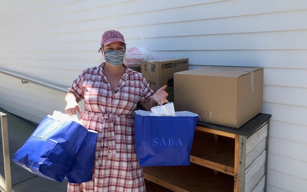 Emily Shaya outside Saba restaurant in New Orleans. (Courtesy Pomegranate Hospitality)