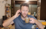 Comic Yonatan Gruber turned an intensive workshop with his mother about how to use Zoom during the coronavirus into a viral video (Courtesy Yonatan Gruber)