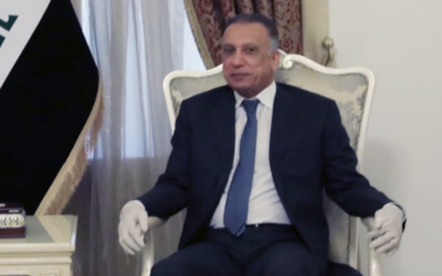 Mustafa al-Kadhimi was was sworn in as Iraqi prime minister by lawmakers on May 7, 2020. (pmo.iq)