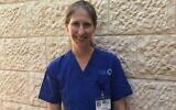 Shaare Zedek emergency room nurse Zippy Goodman. (Courtesy)