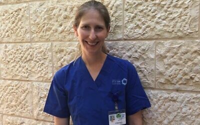 Shaare Zedek emergency room nurse Zippy Goodman. (Courtesy)