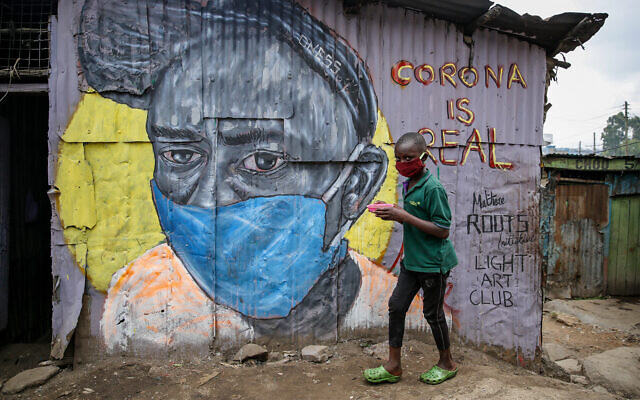 The Mathare slum of Nairobi, Kenya, April 18, 2020. (AP/Brian Inganga, File)