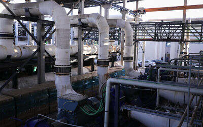 Illustrative: A view of the Sorek A Desalination Plant, November 22, 2018. (Isaac Harari/Flash90)