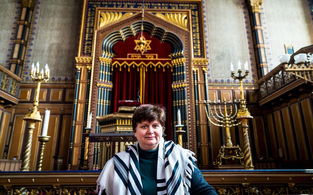 Illustrative: Swedish Rabbi Ute Steyer has been leading services for Stockholm’s Jews on Zoom during the pandemic. (Courtesy/Steyer via JTA) Illustrative: Swedish Rabbi Ute Steyer has been leading services for Stockholm’s Jews on Zoom during the pandemic. (Courtesy/Steyer via JTA)