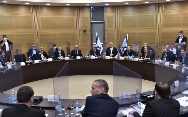 Ministers meet in the Knesset on May 28, 2020. (Koby Gideon/GPO) Ministers meet in the Knesset on May 28, 2020. (Koby Gideon/GPO)