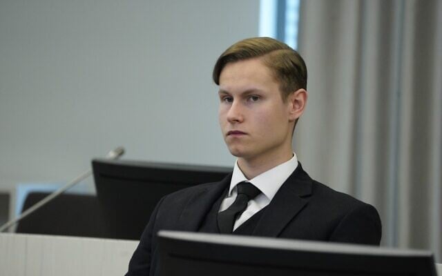 Philip Manshaus is seated in court before being handed his sentence for terrorism and homicide in the Asker and Baerum district court west of Oslo on June 11, 2020. (Photo by Håkon Mosvold Larsen / NTB Scanpix / AFP) Philip Manshaus is seated in court before being handed his sentence for terrorism and homicide in the Asker and Baerum district court west of Oslo on June 11, 2020. (Photo by Håkon Mosvold Larsen / NTB Scanpix / AFP)