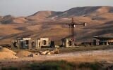 Buildings under construction in Mishor Adumim, an Israeli industrial zone adjacent to the settlement of Ma'ale Adumim, in the West Bank, east of Jerusalem, on June 16, 2020. (Ahmad Gharabli/AFP)