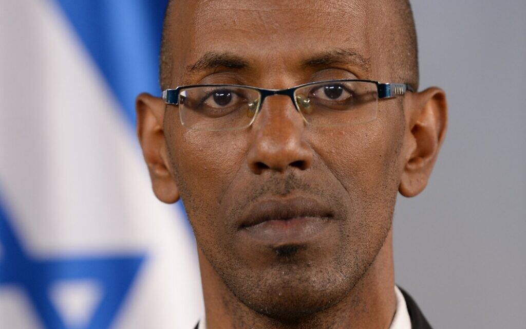 Aweke "Kobi" Zena, coordinator of the National Anti-Racism Unit at the Justice Ministry. (Courtesy)