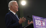 Democratic presidential candidate Joe Biden speaks during an event in Dover, Delaware, June 5, 2020. (AP Photo/Susan Walsh)