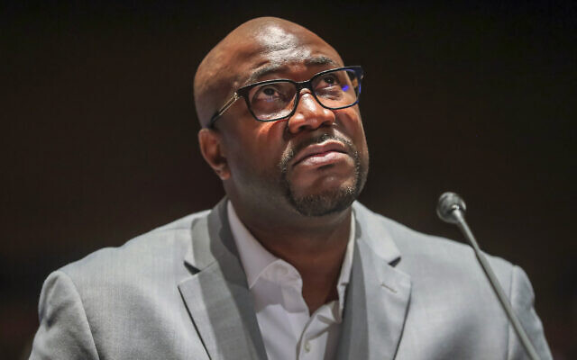 Philonise Floyd, a brother of George Floyd, gives an opening statement during a House Judiciary Committee hearing on proposed changes to police practices and accountability on Capitol Hill, June 10, 2020, in Washington. (Michael Reynolds/Pool via AP) Philonise Floyd, a brother of George Floyd, gives an opening statement during a House Judiciary Committee hearing on proposed changes to police practices and accountability on Capitol Hill, June 10, 2020, in Washington. (Michael Reynolds/Pool via AP)