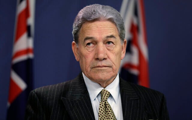 New Zealand Deputy Prime Minister and Minister for Foreign Affairs Winston Peters on October 4, 2019. (AP Photo/Rick Rycroft) New Zealand Deputy Prime Minister and Minister for Foreign Affairs Winston Peters on October 4, 2019. (AP Photo/Rick Rycroft)