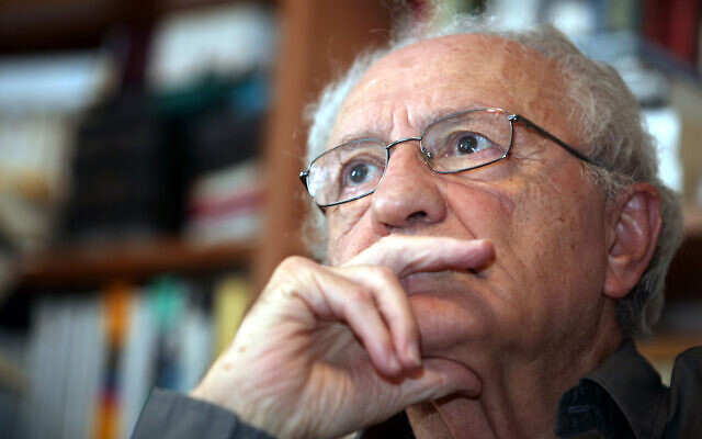 Prof. Zeev Sternhell on January 12, 2010. (Yossi Zamir/Flash 90)