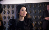 Nicol Raidman at a launch party for her book 'No Masks' in Tel Aviv, on February 2, 2018 (Miriam Alstre/FLASH90)