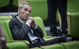 Likud MK Fateen Mulla at the Knesset on April 29, 2019. (Noam Revkin Fenton/Flash90)