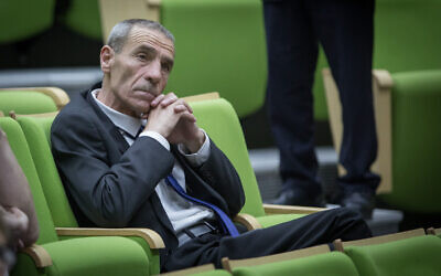 Likud MK Fateen Mulla at the Knesset on April 29, 2019. (Noam Revkin Fenton/Flash90)