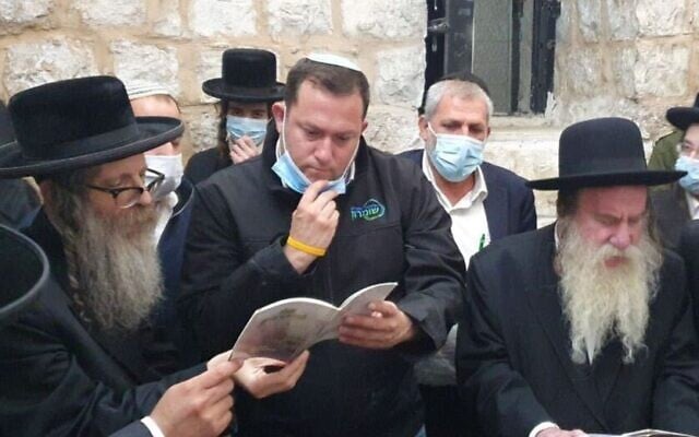 Yossi Dagan, head of the Samaria Regional Council, visits Joseph's Tomb, June 23, 2020 (Roi Hadi) Yossi Dagan, head of the Samaria Regional Council, visits Joseph's Tomb, June 23, 2020 (Roi Hadi)
