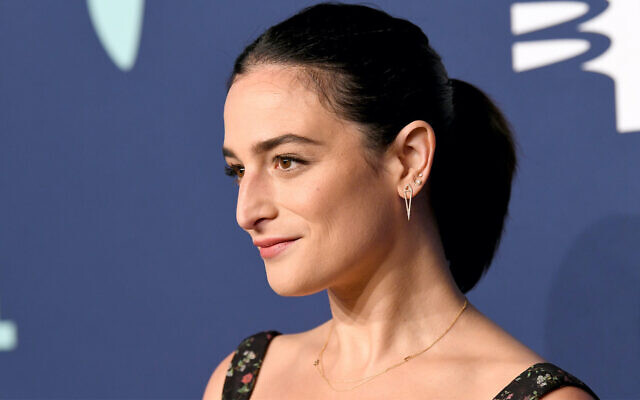 Jenny Slate at the Webby Awards in New York City, May 13, 2019. (Noam Galai/Getty Images for Webby Awards via JTA) Jenny Slate at the Webby Awards in New York City, May 13, 2019. (Noam Galai/Getty Images for Webby Awards via JTA)