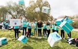 One of the activities held during the year for Latet teens, a non-profit organization that will hold a sleepaway experience in July 2020, with help from the Summer Camps Israel forum (Courtesy Latet)