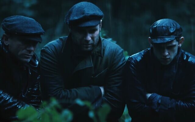 Screenshot from the film 'Defiance,' starring Liev Schreiber and Daniel Craig. (YouTube screenshot)